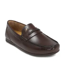 Louis Philippe Men's Brown Casual Loafers image 3