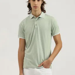 United Colors Of Benetton Green Relaxed Fit Polo T-Shirt-image-79