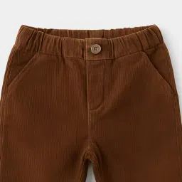 MiArcus Kids Brown Straight Fit Trousers image 5