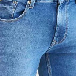 Spykar Blue Regular Fit Jeans image 4