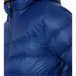 American Eagle Outfitters Blue Regular Fit Hooded Jacket image 4
