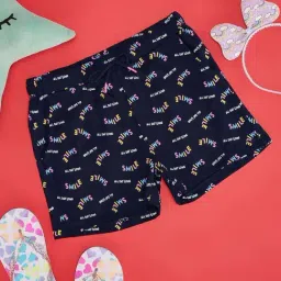 Pantaloons Junior Kids Navy Cotton Printed Shorts-image-22