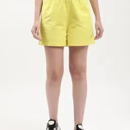 Elle Yellow Flared Fit Shorts-picture-20
