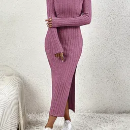 StyleCast x Revolte Halter Neck Bodycon Midi Dress-picture-25