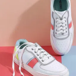 Metro Women's White Sneakers-image-21