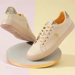 U.S. Polo Assn. Women's Nude Sneakers-picture-17