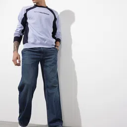 The Roadster Life Co. Relaxed Fit Colourblocked Sweatshirt image 4