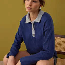 Trendyol Women Shirt Collar Pullover-picture-42