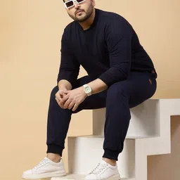 Rigo Plus Size Terry Cotton Tracksuit image 1