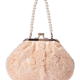 Lino Perros Women's Clutch (Peach)-picture-34