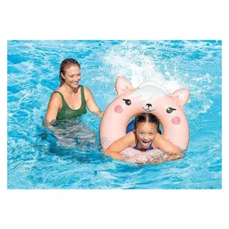 Intex Cute Animal Inflatable Swim Rings Water Pool Floater For Kids  Design May Vary image 2