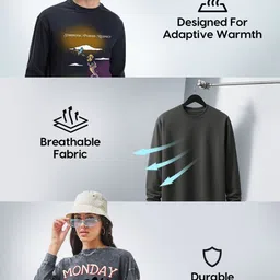 Bewakoof Men Typography Printed Pure Cotton T-shirt image 2