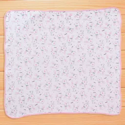 Doodle Poodle 100% CottonHooded Bath Towel Bunny Print L 83 x B 82 cm - White image 3