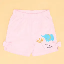 Pantaloons Baby Pack Of 3 Giraffe & Floral Printed Shorts - Multi Colour image 4