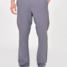 POE Men Smart Slim Fit Chinos Trousers-image-40