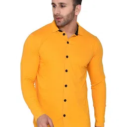 BEYOU FASHION Spread Collar Long Sleeves Cotton Casual Shirt-picture-21