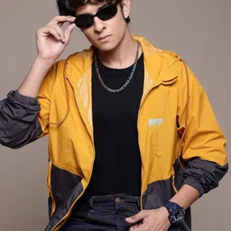 The Roadster Lifestyle Co. Colourblocked Hooded Jacket-picture-21