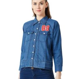 Miss Chase Blue Denim Jacket-picture-9