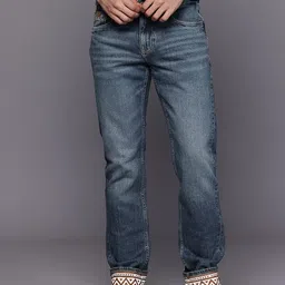 Louis Philippe Jeans Men Slim Fit Heavy Fade Stretchable Jeans-picture-39