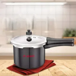 JUDGE Black & Silver Hard Anodised 20 cm Gas Compatible Outer Lid Pressure Cooker (3 L) - Set of 1-image-58