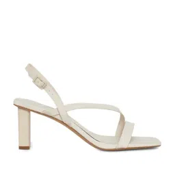 Aldo Women's Off White Back Strap Stilettos-image-67
