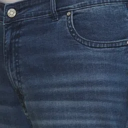 John Pride Blue Regular Fit Stretchable Jeans image 5