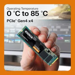 KIOXIA EXCERIA G2 NVMe SSD Memory Card 1000 GB (1 TB) Storage Multicolor for Desktop & Laptop image 5