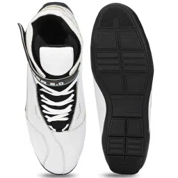 Eego Italy Men's White Biker Boots image 5