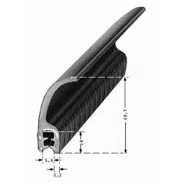 RS PRO Black EPDM Edging Strip, 20m Model No 7276065 (1 Roll of 20 m)-picture-26