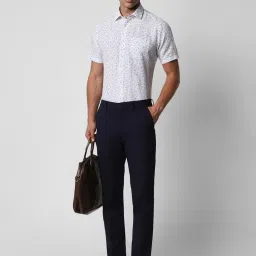 Van Heusen Grey Regular Fit Printed Shirts image 5