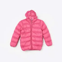 Fame Forever by Lifestyle Kids Fuchsia Pink Regular Fit Full Sleeves Jacket-picture-25