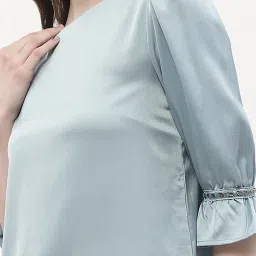 MADAME Blue Regular Fit Top image 5