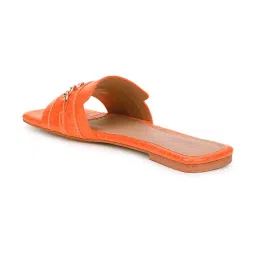 Truffle Collection Women's Orange Casual Sandals image 5