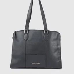 Hidesign Navy Blue Leather Shoulder Bag-picture-27
