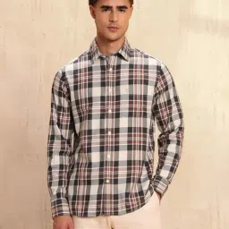 U.S. Polo Assn. Multicoloured Cotton Regular Fit Checks Shirt-picture-48