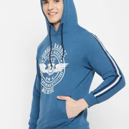 Duke Indigo Blue Full Sleeves Hooded Sweatshirt image 3