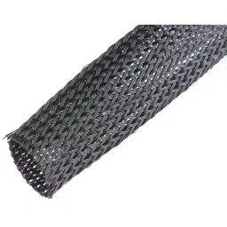 SES Sterling Expandable Braided PET Black Cable Sleeve 19mm Diameter 25m Length, 6240009010-picture-19