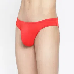 La Intimo Red Comfort Fit Briefs image 3