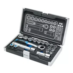 Hogert Technik Hex 19 mm Length Tool Set, HT1R478 (Set of 18 Pcs) image 2
