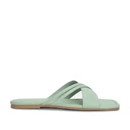Van Heusen Women's Green Cross Strap Sandals-image-47