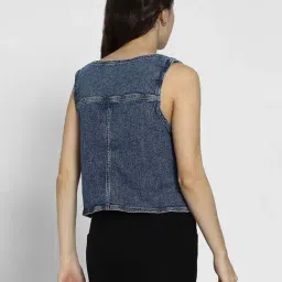 American Eagle Navy Regular Fit Top image 2