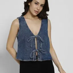 American Eagle Navy Regular Fit Top-picture-31