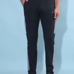 Crimsoune Club BlackRegular Fit Colour Block Trackpants-picture-26