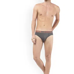 Sporto by Macho Men Pack Of 4 Cotton Mid-Rise Basic Briefs image 3