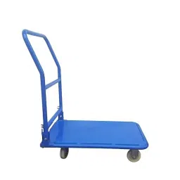 Akura 2.5 Ft x 1.5 Ft (762 x 457 mm) Blue Mild Steel Foldable Platform Trolley, 75FPT5MS001 image 2