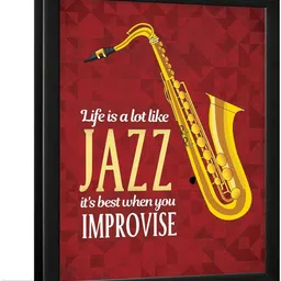 Chaka Chaundh Multicoloured Synthetic Wood Wall Art image 3