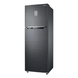 samsung 256 l convertible freezer double door refrigerator rt30c3732bx black image 1