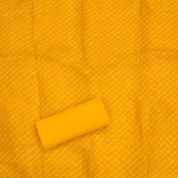 Panzora Geometric Woven Design Sequinned Chanderi Silk Unstitched Dress Material image 4