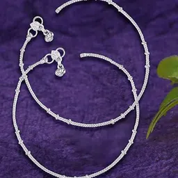 Lila Silver-Plated Anklet-picture-27