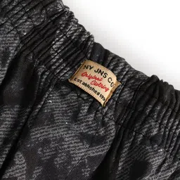 Noddy Abstract Printed Shorts - Black image 3